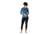 Smartwool Merino 250 Baselayer Pattern 1/4 Zip - Womens, Alpine Blue/Modern Plaid, Extra Small, SW016375F54-AB/MP-XS