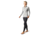 Smartwool Merino 250 Baselayer Pattern 1/4 Zip - Womens, Light Gray Traced Dahlia, Extra Small, SW016375E41-XS