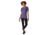 Smartwool Merino Sport 150 Tee - Womens, Dusk Heather, Large, SW000716F61L