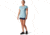 Smartwool Merino Sport 150 Tee - Womens, Wave Blue Heather, Large, SW016137D25-L