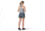 Smartwool Merino Sport Lined Short - Womens, Black Composite Print, Large, SW016604J43L