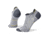 Smartwool Run Zero Cushion Low Ankle Socks, Light Gray, Small, SW001651039100S000