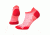 Smartwool Women's PhD Run Ultra Light Striped Micro Socks, Bright Coral, Large, SW000771494-L