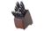 Smiths Saber Knife Set w/ Sharpener - 16 Pcs, Black, SP-50978