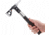 SOG Specialty Knives &amp; Tools FastHawk Tactical Tomahawk Axe, 2in, 420 Stainless Blade, Black, Glass-Reinforced Nylon Handle, Polished Blade Finish, Silver, SOG-F06PN-CP