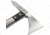 SOG Specialty Knives &amp; Tools Voodoo Hawk Mini Axe, 2.75in, 3Cr13MoV Blade, Black Handle, Silver, SOG-F182N-CP