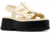 Sorel Dayspring Slingback Sandal - Womens, Honey White/Black, 11, 2069751-292-11