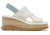 Sorel Joanie III Slingback Wedge Sandals - Womens, Chalk/Crushed Blue, 7.5 US, 1999421-191-7.5