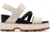 Sorel Joanie IV Slingback Wedge Sandals - Womens, Chalk/Black, 10, 2069801-191-10