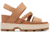 Sorel Joanie IV Slingback Wedge Sandals - Womens, Honest Beige/Bleached Ceramic, 6.5, 2069801-246-6.5