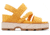 Sorel Joanie IV Slingback Wedge Sandals - Womens, Yellow Ray/Honey White, 7, 2069801-765-7