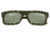 Spectrum Sunglasses Garcia S120SR Sunglasses, Green Zebra Frame, Silver Lens SSGS120SR