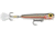 Storm Rattlin Chug Bug Topwater Popper, 2 1/2in, 1/4oz, Floating, Bleeding Tennessee Shad, CB061301