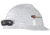 Streamlight Vantage II Helmet Flashlight, 350 Lumens w/industrial hard hat mount, CR123A lithium battery, Black, 69333