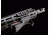 Strike Industries Link Rail Section 6 Slots Fits Most Keymod and M-LOK Version Mounting Surfaces, Black SI-LINK-RS-6-BK