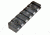 Strike Industries Link Rail Section 6 Slots Fits Most Keymod and M-LOK Version Mounting Surfaces, Black SI-LINK-RS-6-BK