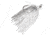 Strike King Tour Grade Tungsten Compact Swim Jig, Ghost Shad, 1/4oz, TGTSJ14-151