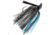 Strike King Tour Grade Tungsten Compact Swim Jig, Pro Black/Blue, 1/4oz, TGTSJ14-316