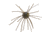 Strike King Tumbleweed Salted Softbait, 4 pack, 3in, Blue Craw, 12-36260