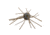 Strike King Tumbleweed Salted Softbait, 4 pack, 3in, Blue Craw, 12-36260
