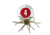 Strike King Tumbleweed Salted Softbait, 4 pack, 3in, Watermelon Red Flake, 12-36262