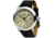 Szanto Automatic Officer Watches, Ivory Dial, Black Strap, Steel, One Size, SZ 6305E