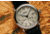 Szanto Automatic Officer Watches, Ivory Dial, Black Strap, Steel, One Size, SZ 6305E