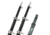 TACO Marine 24 Carbon Fiber Twist &amp; Lock Outrigger Poles f/GS-450, GS-500 &amp; GS-1000 Bases - Black, OT-4240CF-HD