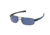 Tag Heuer 0254 Single Vision Prescription Sunglasses, Matte Black Frame - Cobalt Blue/Black Temples Frame, Polarized Watersport Lens, 0254-404SV