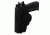 Tagua Gunleather Suede Open Top Paddle Holster, Black, Right Hand, SPD3-200