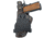 Texas 1836 PD1 - Rotating Thumb Release OWB Paddle Holster, Left Hand, 1911 Compact 3in Hammer Down, With No Attachment, Brown, TX-PD1-208