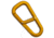 The James Brand The Hardin Carabiner, Yellow, One Size, BHQ-141775
