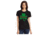 Thin Blue Line Women's T-shirt, Shamrock, Thin Red Line - WOM-STPAT-TRL-TSHIRT-BLACK-2XL