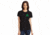 Thin Blue Line Womens T-shirt, Small Shamrock, , Thin Blue Line - WOM-SM-STPAT-TBL-TSHIRT-BLACK-L