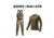 Tidewe Breathable Waterproof Hunting Waders &amp; Merino 150 Mens Wool Base Layer Hunting Bundle, WD018-NE-10-TE-HL001-DW-XL-TE