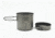 TOAKS Titanium 1100ml Pot w/Pan, Grey, CKW-1100