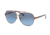 Tory Burch TY6056 Sunglasses 32378F-59 - Bronze Frame, Navy Gradient Lenses