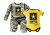 Trooper Clothing Army ACU 3pc Tiny Trooper Collection, Gold/Camo,0-3 Months, Gold and ACU, 0-3 Months 2720G 0-3