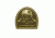 Trooper Clothing Keep Calm and Tap Forward Assist PVC Patch, Tan and Brown, One Size 9626