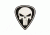 Trooper Clothing Punisher Black and White PVC Patch, Black and White, One Size 9630