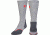 Under Armour All Season Wool Boot Socks, Heather Gray/Rocket Red, 9-11 Medium, U046-HGR/RKT-MD