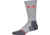 Under Armour All Season Wool Boot Socks, Heather Gray/Rocket Red, 9-11 Medium, U046-HGR/RKT-MD