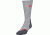 Under Armour All Season Wool Boot Socks, Heather Gray/Rocket Red, 9-11 Medium, U046-HGR/RKT-MD