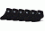 Under Armour Charged Cotton 2.0 Socks, Pack of 6, Black/Gray, 10-13 Large, U320-BLK/GRY-LG
