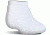 Under Armour Charged Cotton 2.0 Socks, Pack of 6, White/Gray, 9-11 Medium, U320-WHT/GRY-MD