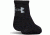Under Armour Charged Cotton 2.0 Socks, Pack of 6, Black/Gray, 9-11 Medium, U321-BLK/GRY-MD