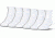 Under Armour Charged Cotton 2.0 Socks, Pack of 6, White/Gray, 13-15 Extra Large, U321-WHT/GRY-XL