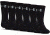 Under Armour Charged Cotton 2.0 Socks, Pack of 6, Black/Gray, 13-15 Extra Large, U322-BLK/GRY-XL