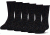 Under Armour Charged Cotton 2.0 Socks, Pack of 6, Black/Gray, 13-15 Extra Large, U322-BLK/GRY-XL