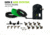 Up Down Air Gen II Air Delivery System, Toyota Tacoma, Front Engine, Black, 237-1620